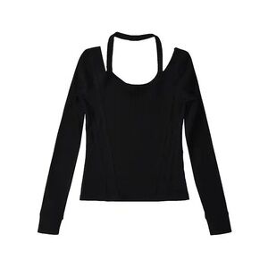 5/$25 Torrid Black Long Sleeve Top Runs Small